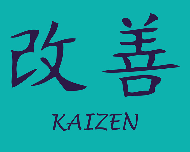 Wenn die Japaner über “Kaizen” sprechen, dann beziehen sie sich auf die effektivste Methode, um Faulheit zu eliminieren