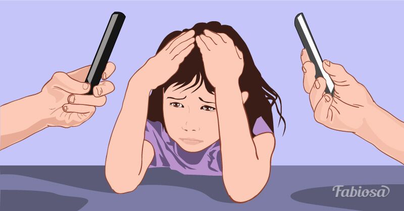 Die Wissenschaft bestätigt es: Eltern, die süchtig nach ihrem Handy sind, beeinflussen die Entwicklung Ihrer Kinder