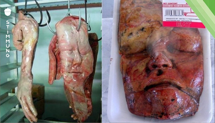 In Bangkok werden Körperteile verkauft. Das ist sooo ekelhaft. Denn die Leute essen das.