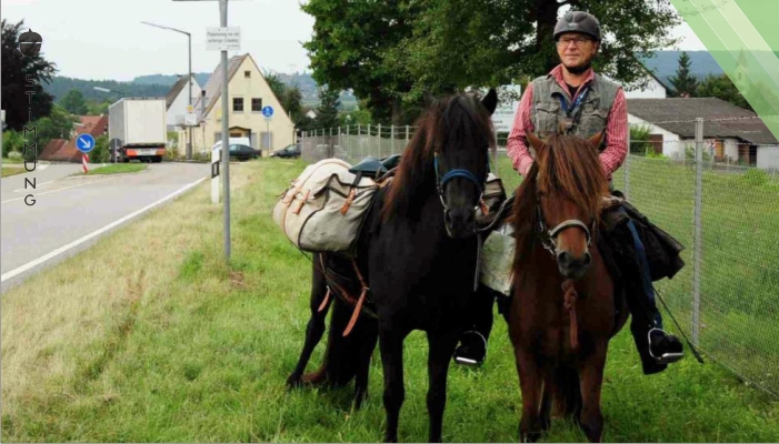 550 km! Opa will Enkel mit Pferd von Schule abholen!