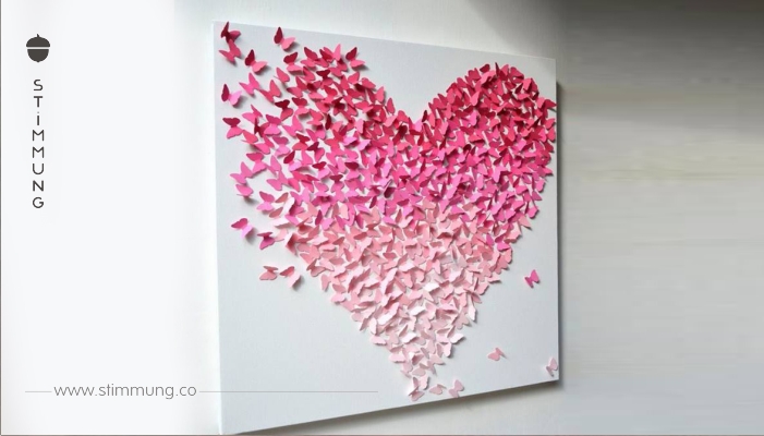 Schmetterlinge aus Papier schneiden, falten und Du hast eine wunderschöne Dekoration! 13 hübsche Ideen!