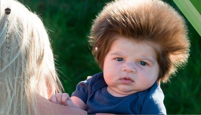 Ihr Neugeborener ist eine solche Berühmtheit, dass das Einkaufen Stunden dauert – der Grund dafür: seine unglaubliche Haarpracht