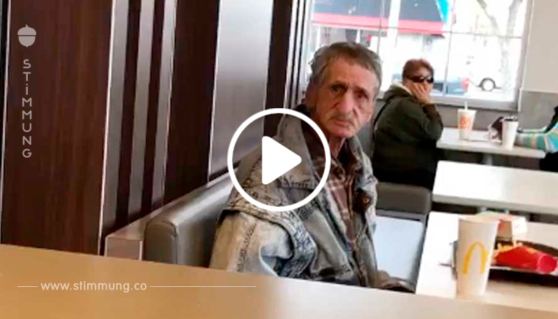 Ein Mann kauft bei McDonalds Essen für Obdachlosen – dann kommt die Polizei und schmeißt sie beide raus