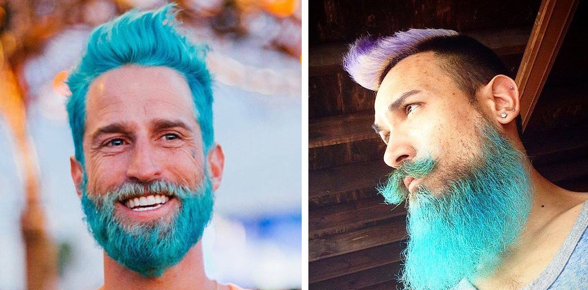 Trend Merman: Männer färben ihre Haare in hellen Farben!