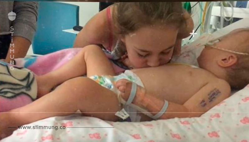 Sie tröstet ihre sterbende Schwester und prustet auf ihren Bauch – dann passiert ein Wunder