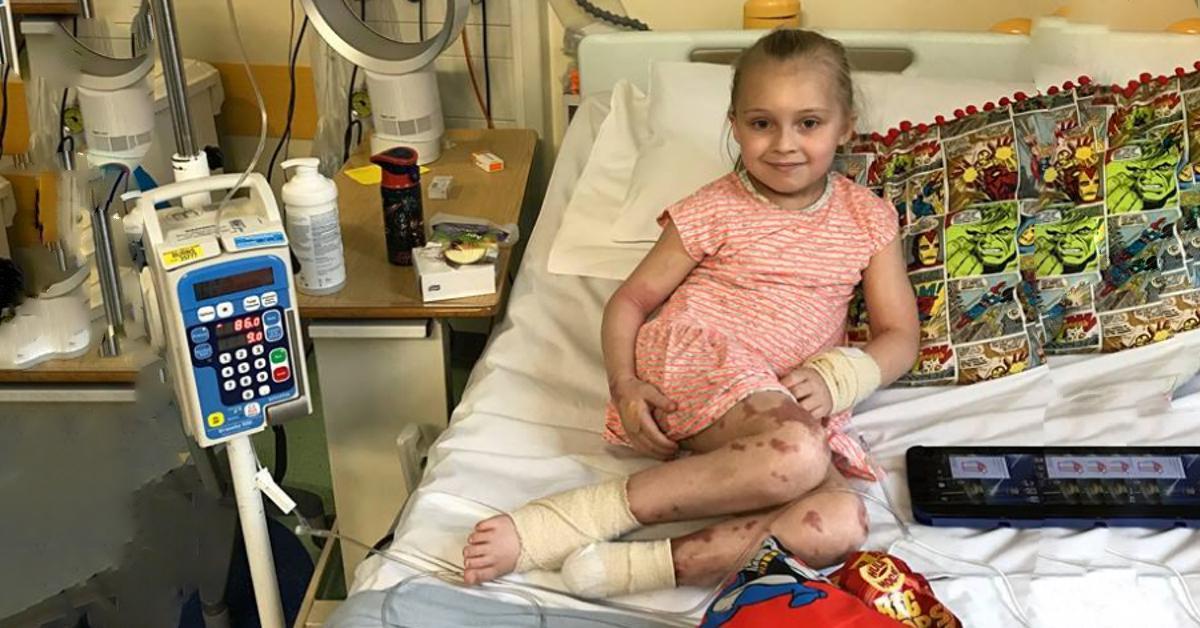 Blaue Flecken nicht ernst genommen: 7 Jährige verliert Fuß.	