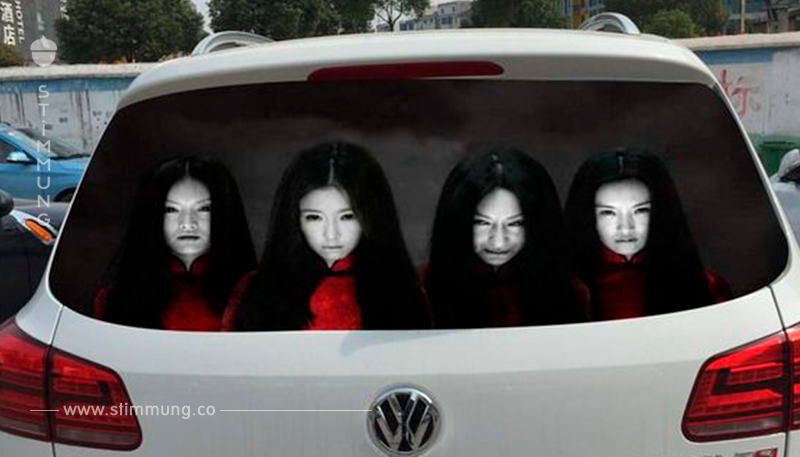 Chinesischer Auto Trick lehrt Dränglern das Fürchten.	