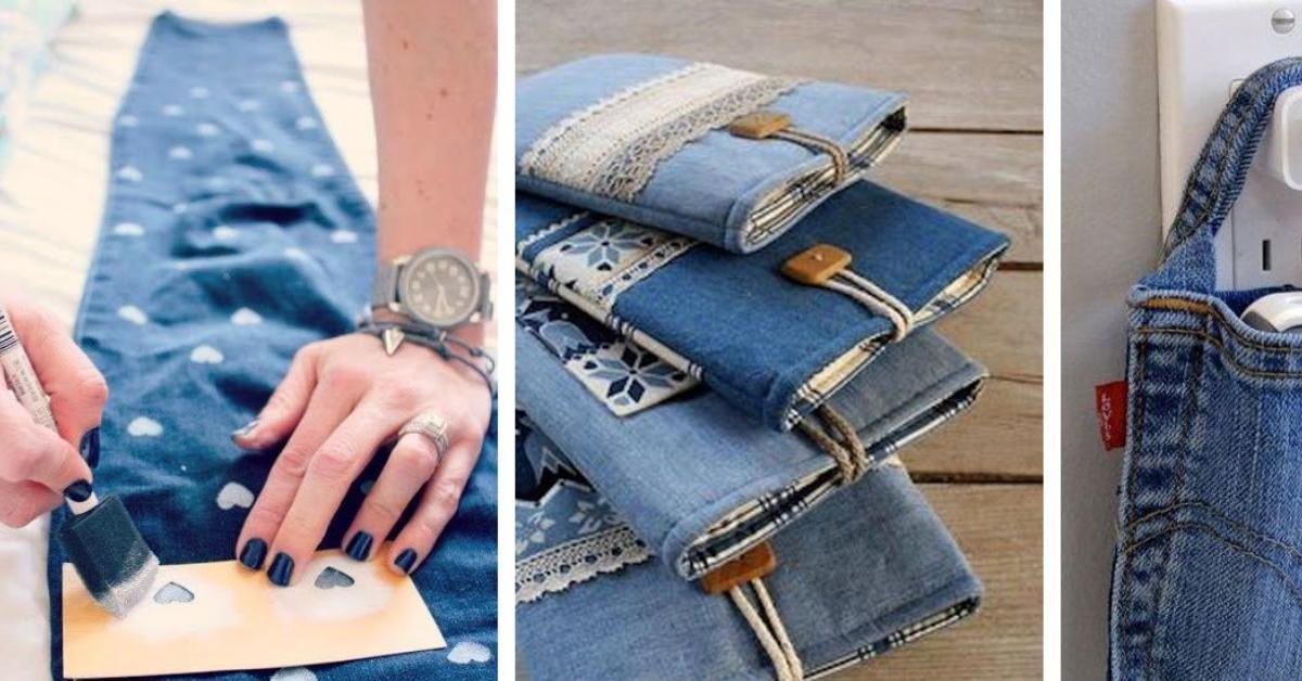 9 Ideen, alte Jeans neu zu nutzen.	