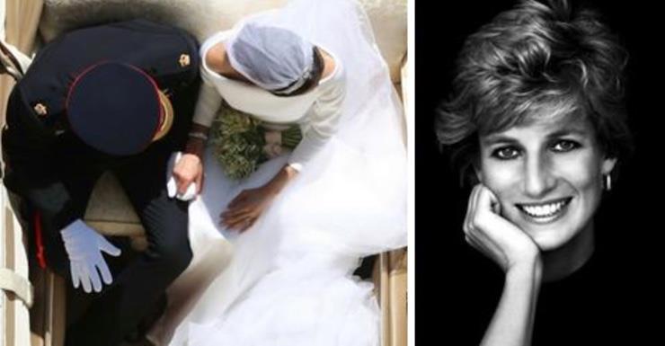 Das fesselnde Foto von Prinz Harry und Meghan wurde von einem Dach gemacht und heißt „Der Ausblick von Diana“	