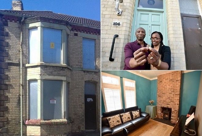 Das Ehepaar kaufte ein verlassenes Haus von der Stadtverwaltung für 1 Pfund. Schau dir nur an, welches Haus sie jetzt besitzen!