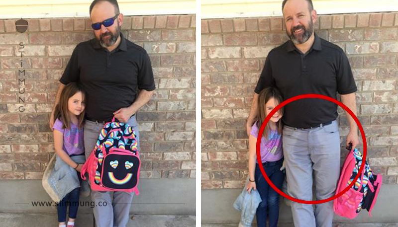 Vater holt 6-jährige Tochter aus der Schule ab – als der Direktor seine Hose sieht, begreift er die Situation	