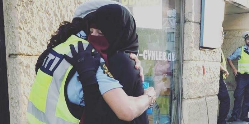 Nach einem Burka-Verbot in Dänemark nimmt die dänische Polizei Stellung	