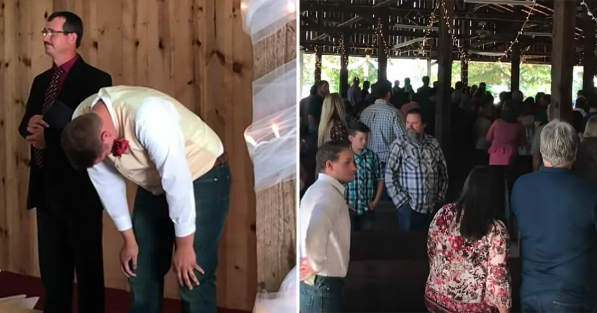 Bräutigam wartet auf die Liebe seines Lebens – hört Geräusche hinter Kirche und bricht zusammen