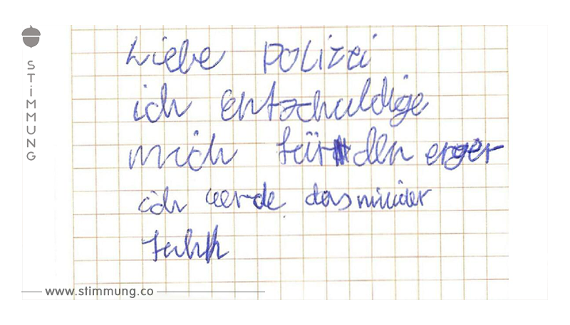 9-jähriger löst Polizeieinsatz aus – entschuldigt sich mit zuckersüßem Brief bei den Beamten	