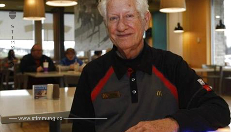 85 jähriger Witwer schuftet bei McDonald's, um seine Enkelsöhne durchzubringen