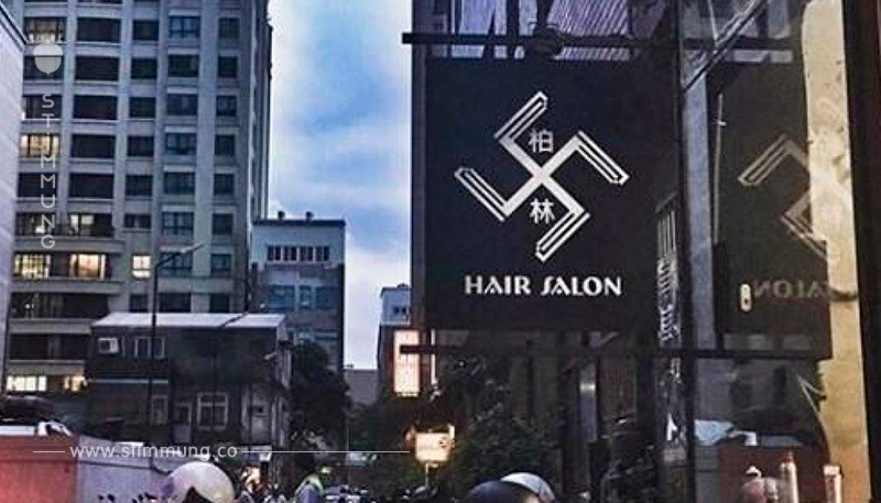 Coiffeursalon Berlin Hair wirbt mit Swastikas	