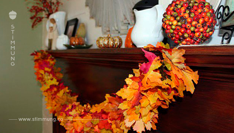 10 wunderschöne Möglichkeiten, um mit Blätter Herbstdekorationen zu basteln! Lassen Sie Ihrer Kreativität den freien Lauf!	