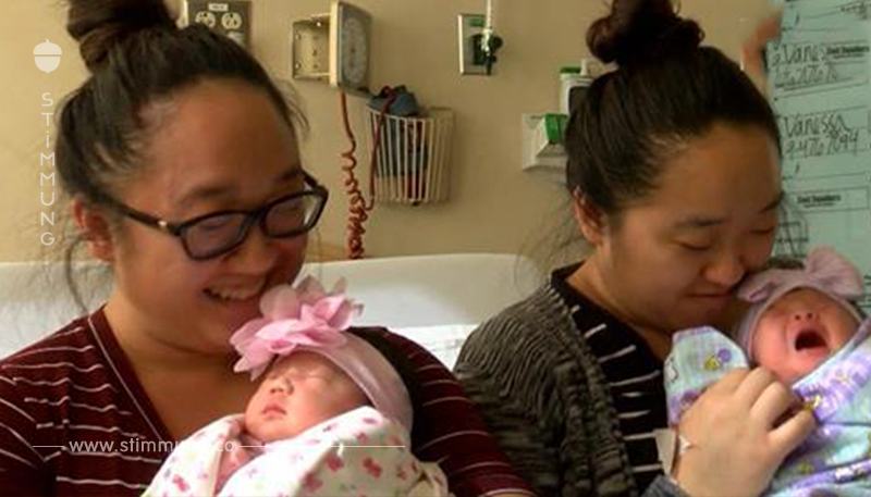 Kalifornien: Zwillingsschwestern bringen Babys am gleichen Tag zur Welt