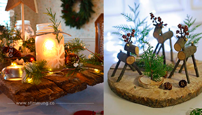 Basteln mit Holz macht Spaß. Wir zeigen Dir schöne DIY Ideen für Weihnachtsdeko aus Holz!
