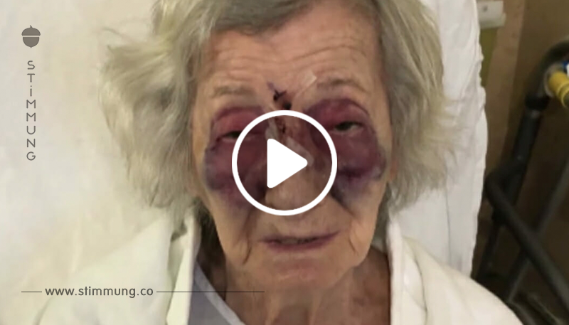 92-Jährige wird in Verkehrsmittel für Alte und Schwache ‘grün und blau‘ geschlagen