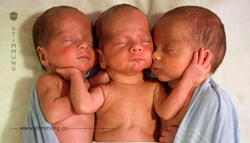 Mutter bringt frühgeborene Drillinge zur Welt – Chance für diese Babies bei 1 zu 200 Millionen