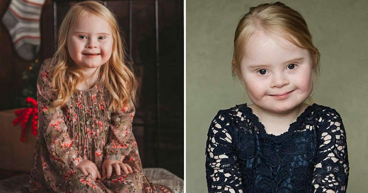 Das ist die kleine Grace: Die 7-Jährige hat das Down-Syndrom und verfolgt eine erfolgreiche Modelkarriere