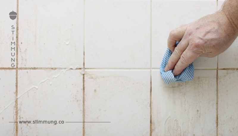 Willst du deine Badezimmerkacheln sauber halten? Dann verwende einfach diese 3 Zutaten!
