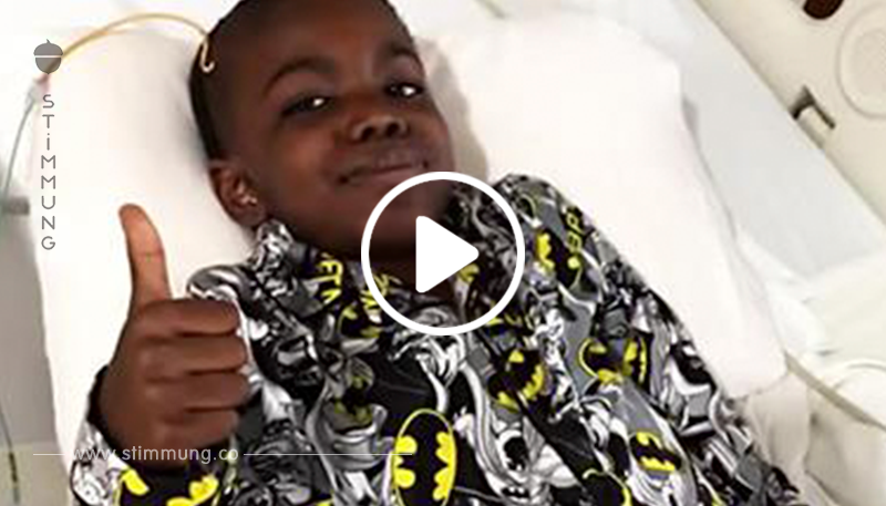 8 Jähriger ist außer sich vor Freude, nachdem er seinen Gehirntumor 4. Grades besiegt hat