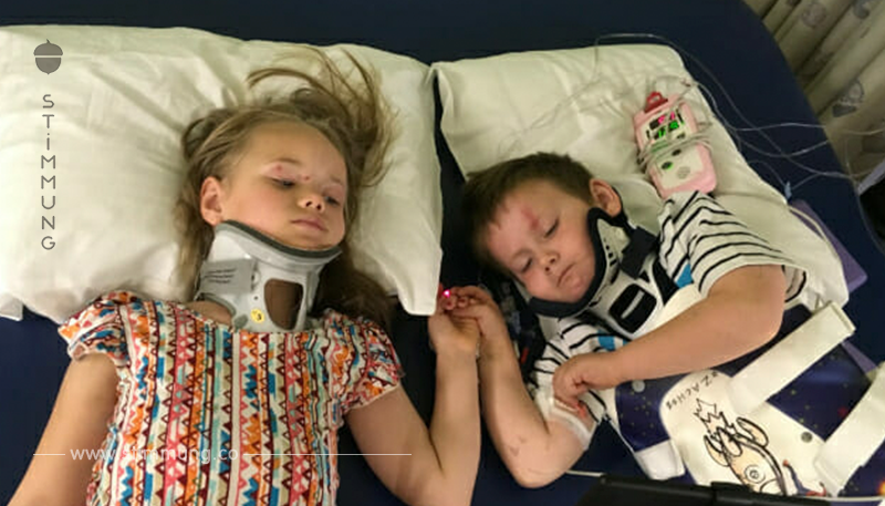 Geschwister kommen erstmals nach Unfall zusammen, in dem Eltern und 2 Monate alte Schwester starben