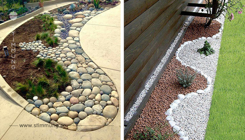 Benutzen Sie Steine in Ihrem Garten zur Dekoration oder für Gehwege! Schauen Sie sich 15 herrliche und praktische Selbstmachideen mit Steinen für den Garten an!
