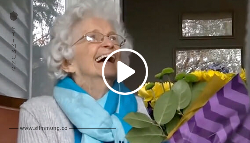 Die 88 Jahre alte Frau machte große Augen, als über 400 Jugendliche in ihrem Garten standen. 