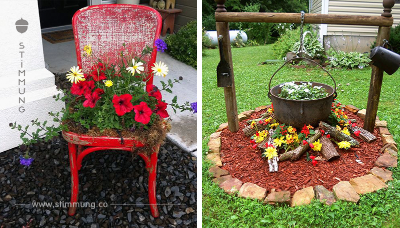 Möchten Sie einen besonderen Garten? Heben Sie sich von der Menge ab mit diesen eigensinnigen DIY-Ideen!