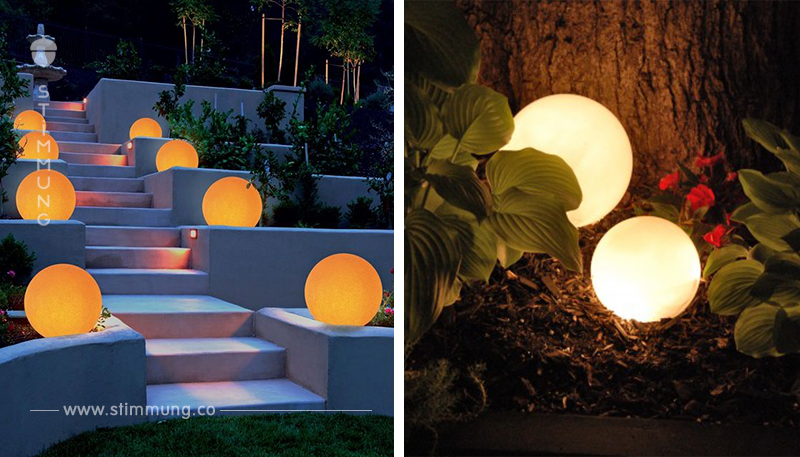 Diese Lichtkugeln verwandeln Ihren Garten in einen märchenhaften Ort.