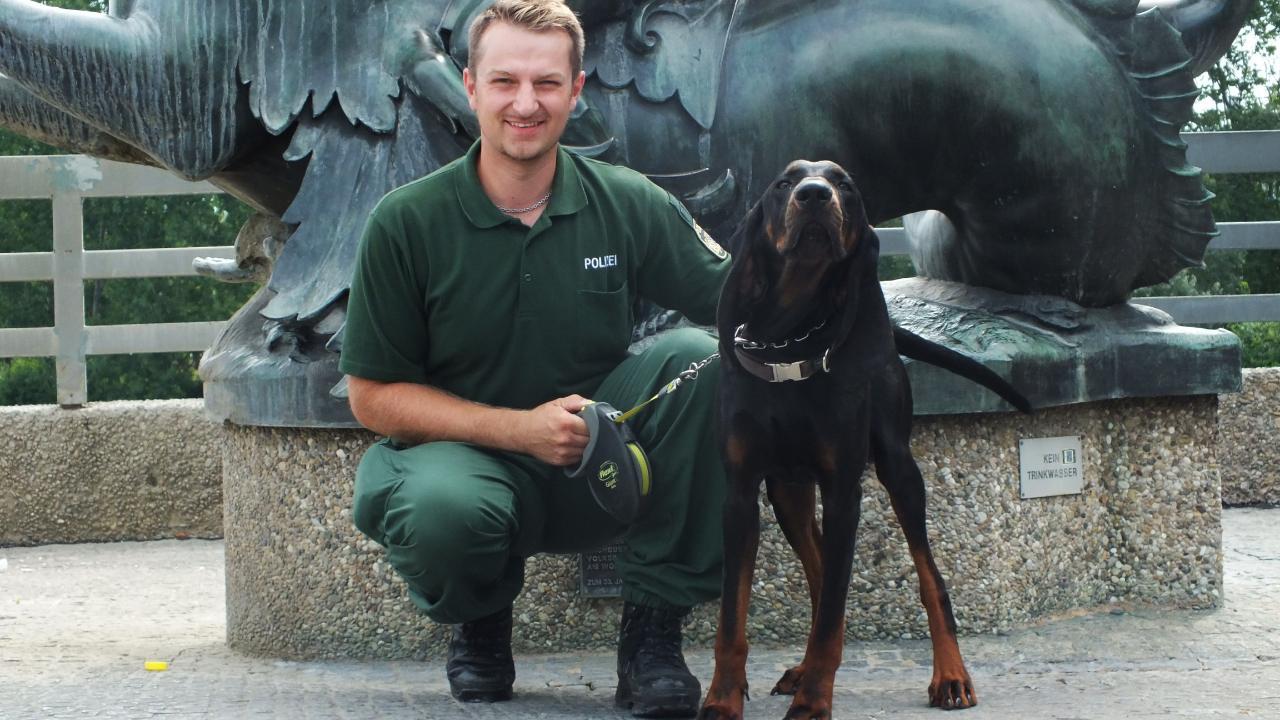 Patient verschwunden: Polizeihund Hugo findet Vermissten