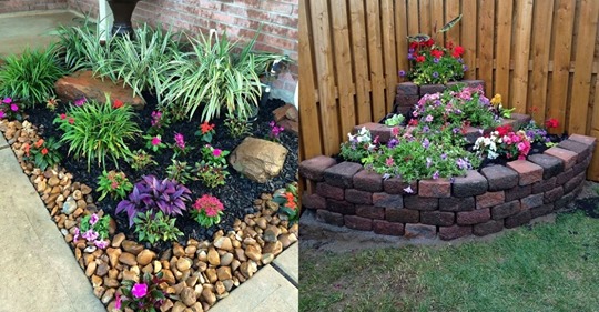 Raffinierte Tipps, um mit einem kleinen Budget ein schönes Blumenbett in Ihrem Garten zu schaffen.