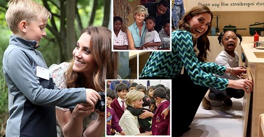 Kate Middleton wird die Prinzessin der Kinder  genannt
