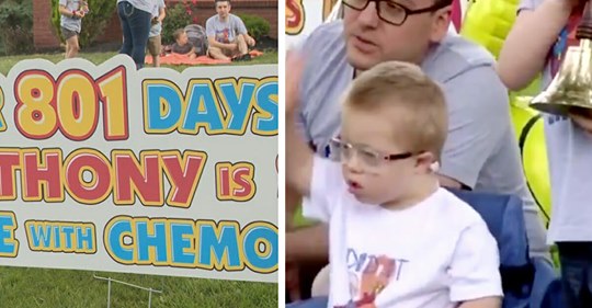 5-jähriger Junge kann nach 801 Tagen voller Chemotherapie aufatmen – er hat den Krebs besiegt