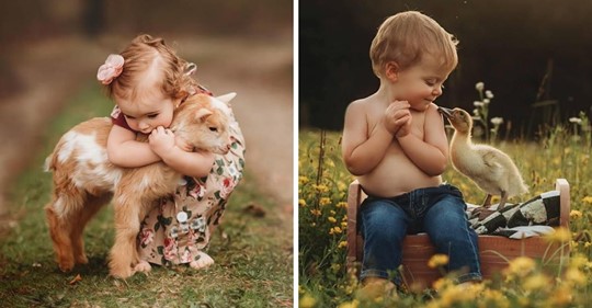 Eine Fotografin schießt Fotos von Kindern, die mit Tieren kuscheln, und es ist das Reinste, was wir je gesehen haben: