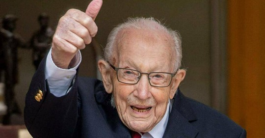 Besondere Ehrung von der Queen: 100 jähriger Tom Moore wird zum Ritter geschlagen