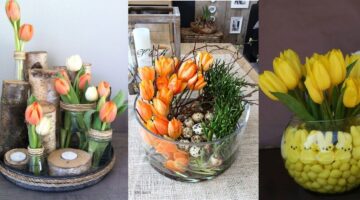 Blumen sind für eine gemütliche Frühlingsdekoration unentbehrlich. 8 Ideen für das Haus!