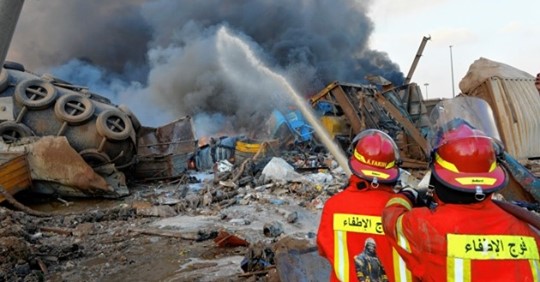 Beirut: Explosionen durch „altes Sprengmaterial“?