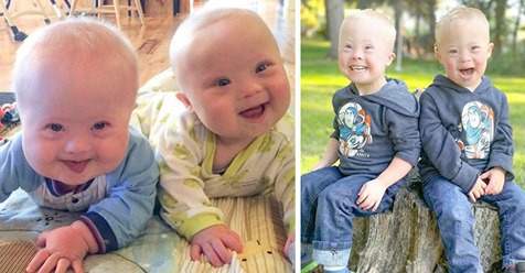 Frau bringt Zwillinge mit Down-Syndrom zur Welt – die beiden Jungs begeistern durch ihre Aktivität in sozialen Medien