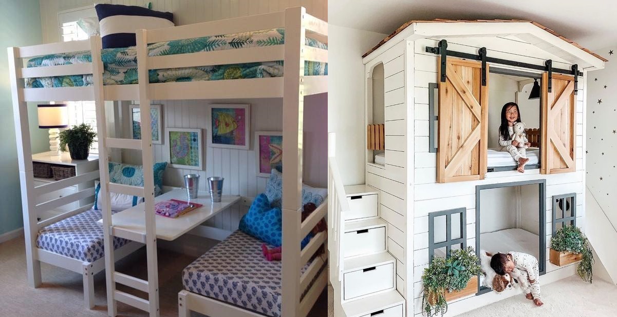 Welches Kind möchte wohl nicht solch ein schönes Schlafzimmer für sich selbst haben …? 13 super coole Ideen!