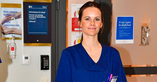 Seit April: Sofia von Schweden will Klinikdienst fortsetzen