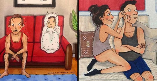 Amanda Oleander zeigt Beziehungsalltag mit Illustrationen