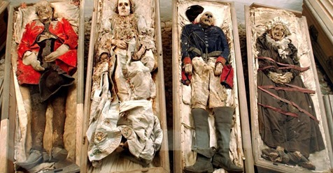 Elf Mumien liegen in einer Kirche in Brandenburg