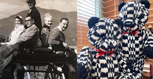 Mary MacInnes näht Teddybären aus Kleidung von Verstorbenen