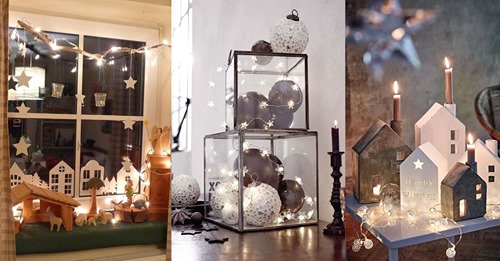 Verwende LED-Weihnachtsbeleuchtung um deiner Deko das kleine Bisschen extra zu geben… 8 BEZAUBERNDE Beispiele!