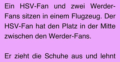HSV Witz: Streit zwischen Werder Fans und HSV Fan eskaliert