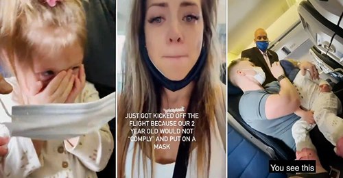 Zweijährige weigert sich, Maske zu tragen: Familie wird aus Flieger geschmissen
